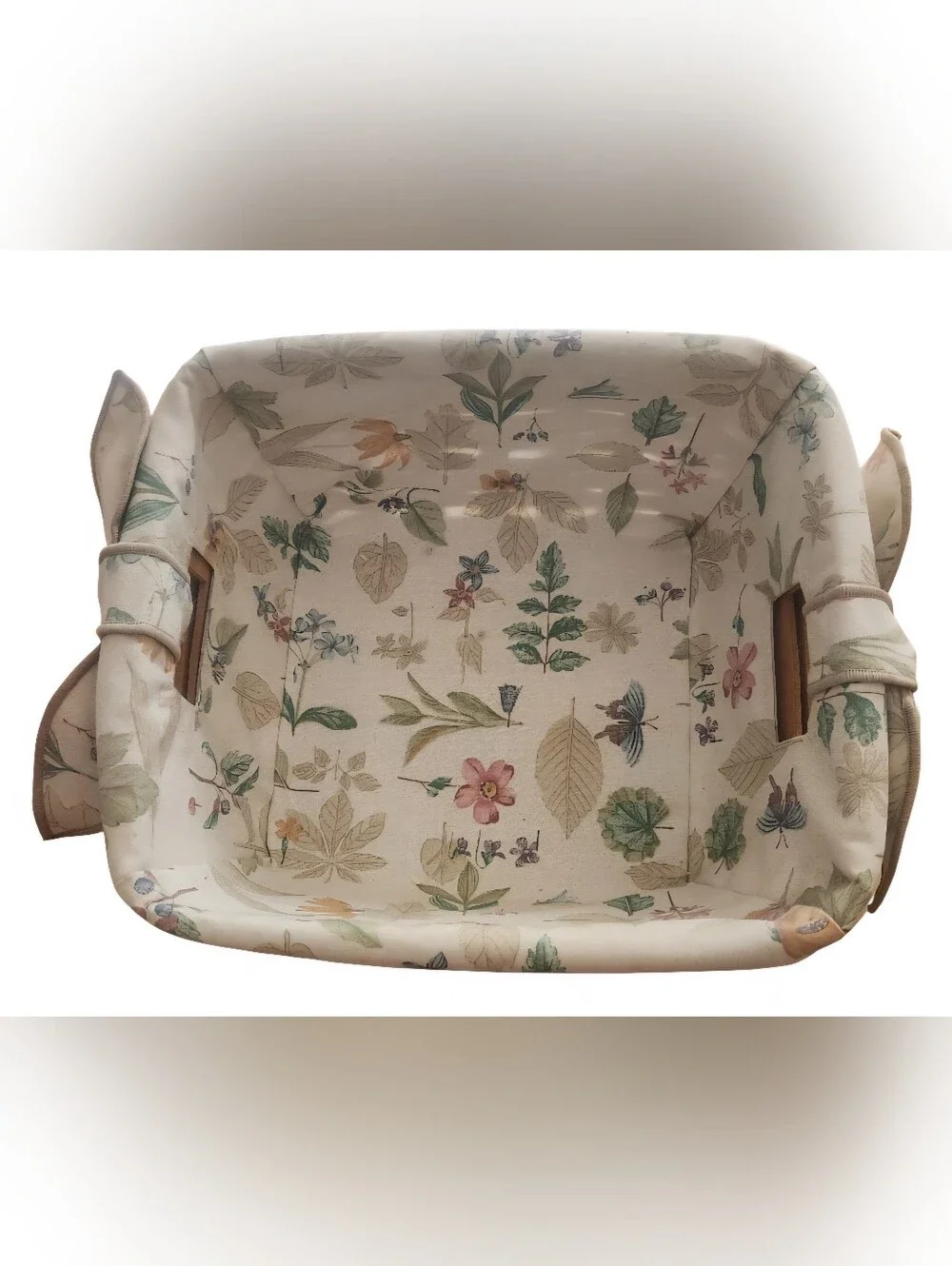 Longaberger 2001 Small Storage Solutions Basket w/ Fabric Liner